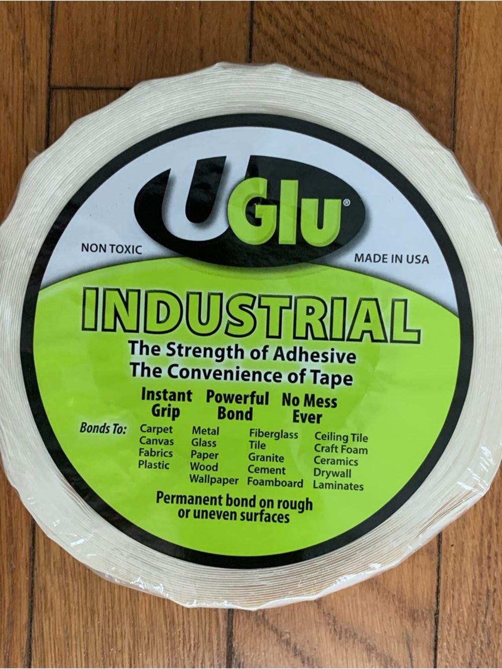 UGlu Industrial Acid Free Adhesive Tape 1/2” x 65’ MTR0565